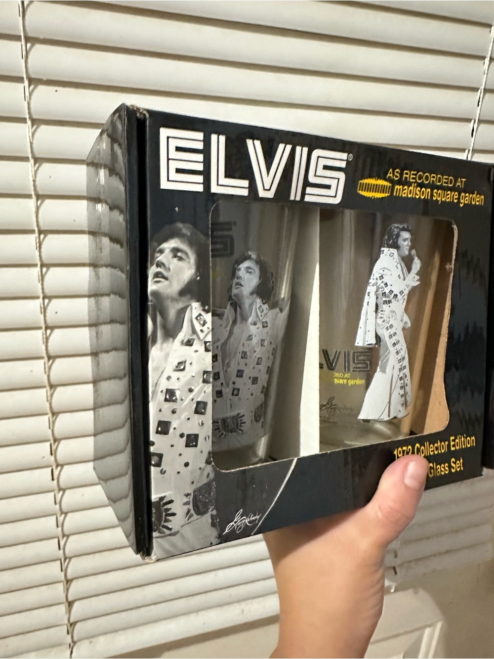Elvis Presley 1972 Collector Edition Pub Glass Set